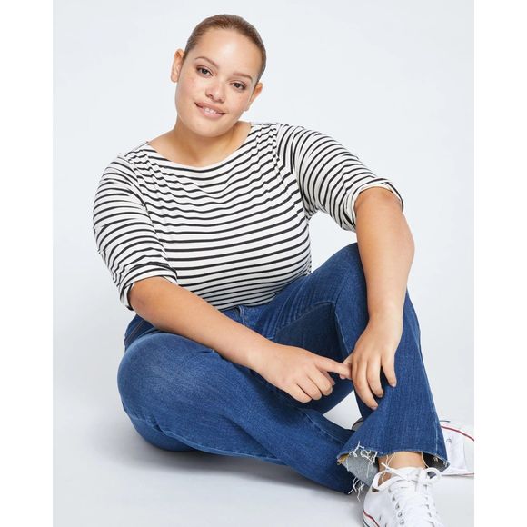 Riviera High Rise Bootcut Jeans - Size 26 - Stonewash Indigo - Picture 1 of 7